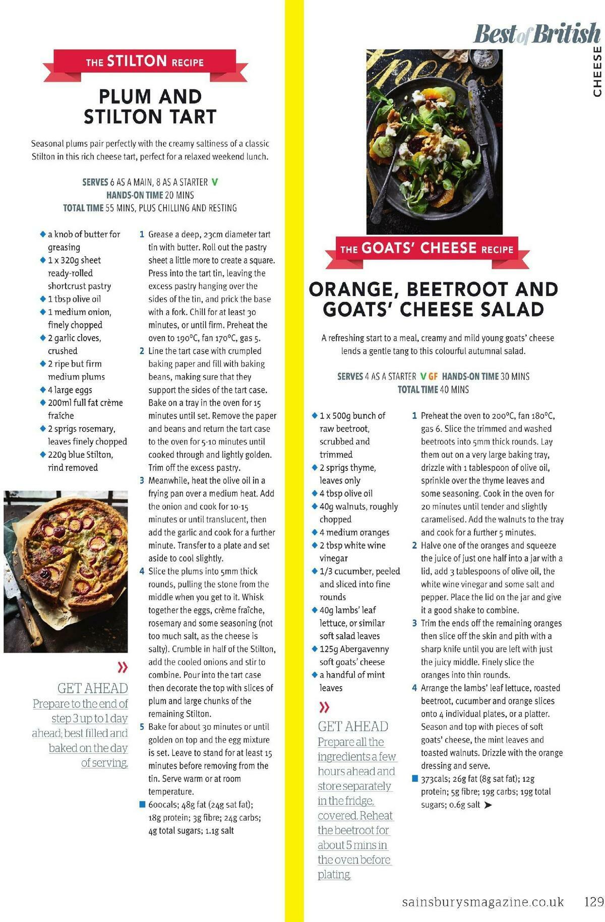 Sainsbury's Magazine September Offers from 1 September