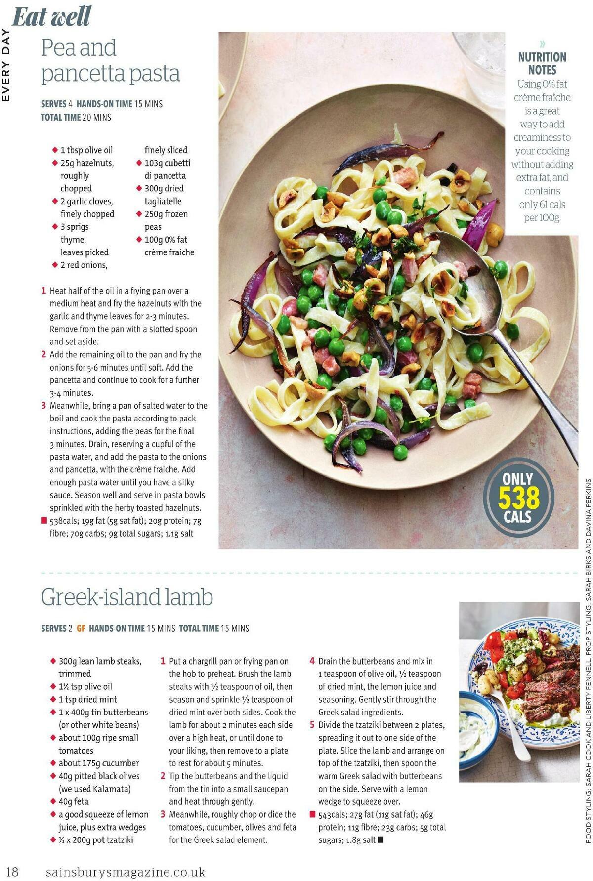 Sainsbury's Magazine September Offers from 1 September