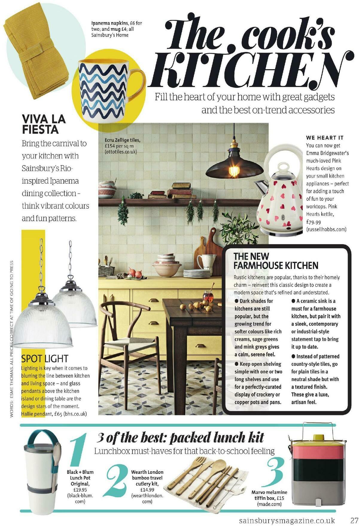 Sainsbury's Magazine September Offers from 1 September