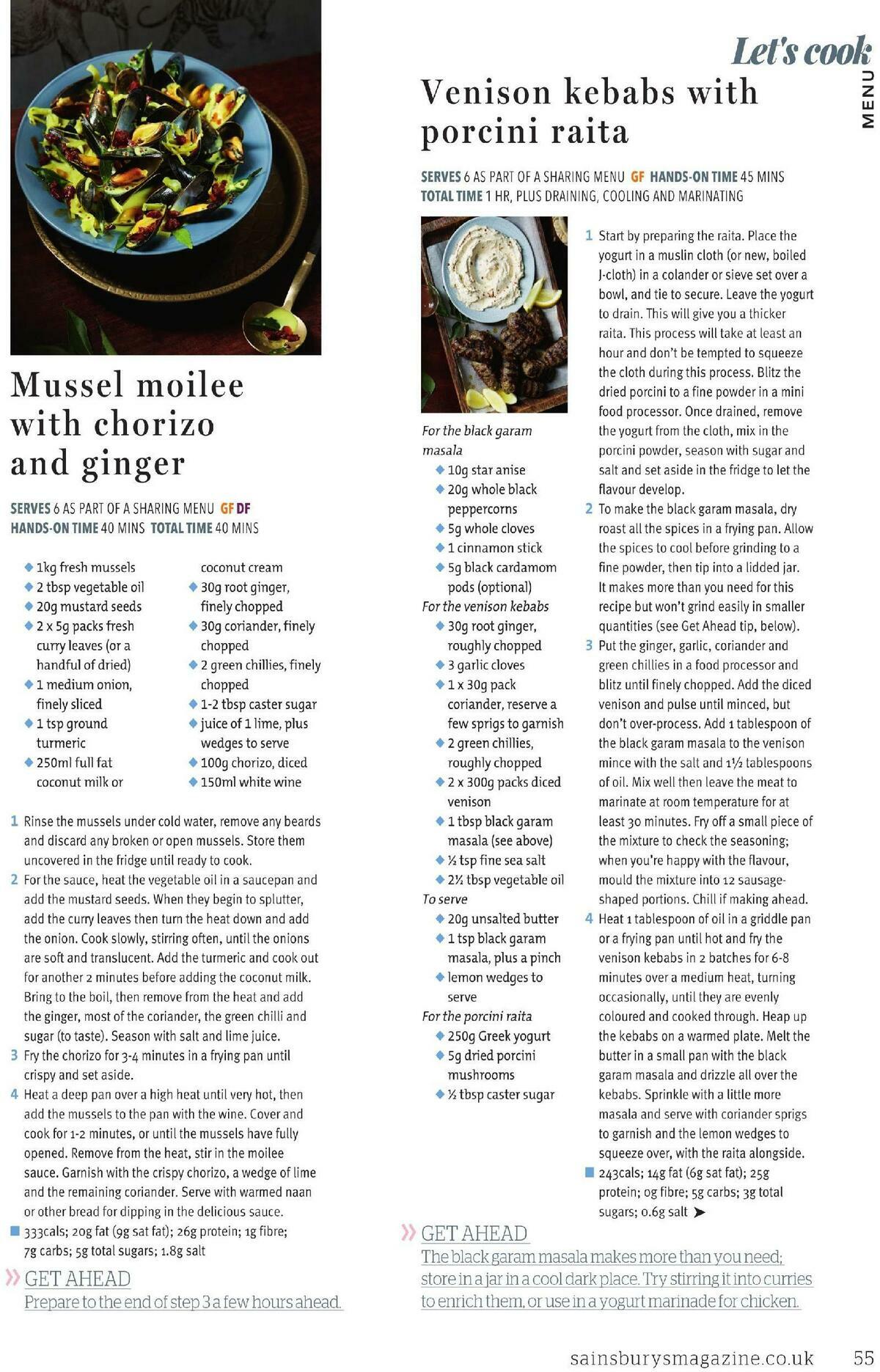 Sainsbury's Magazine September Offers from 1 September