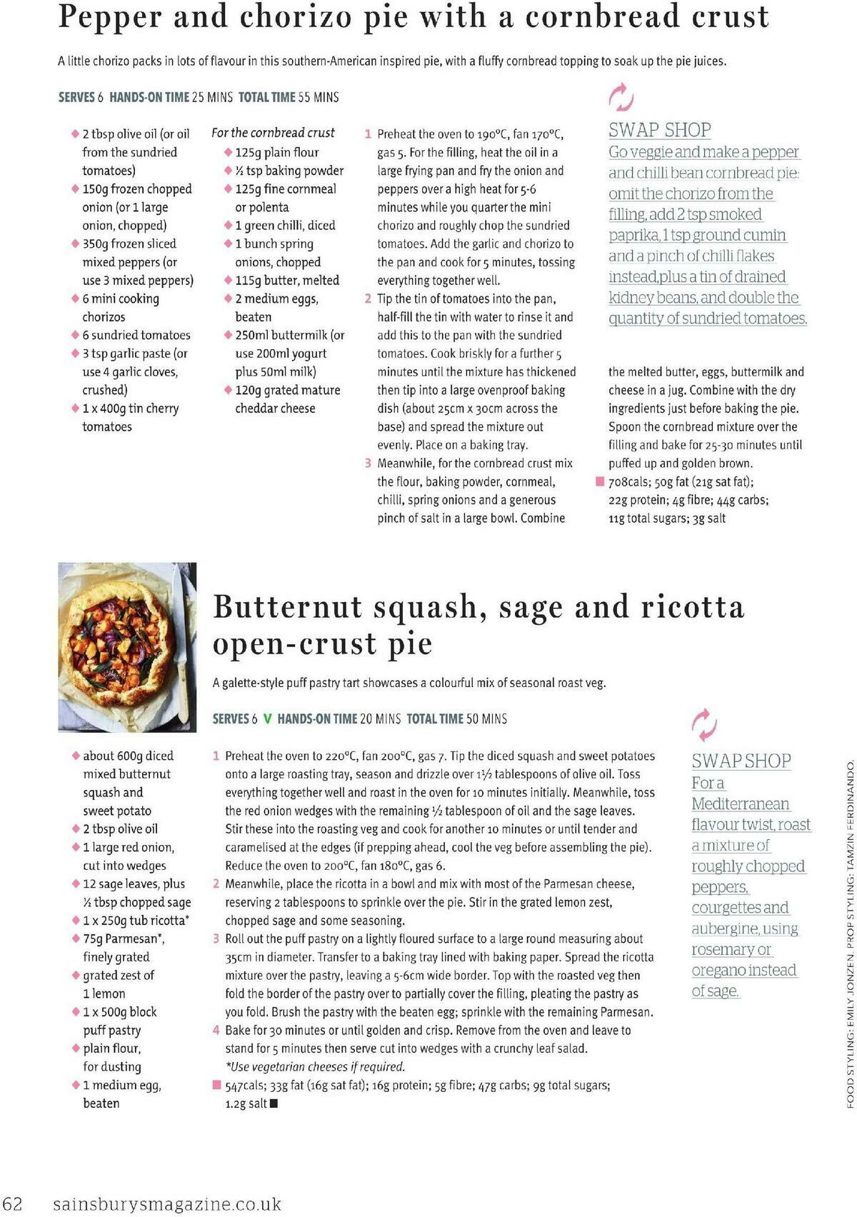 Sainsbury's Magazine September Offers from 1 September