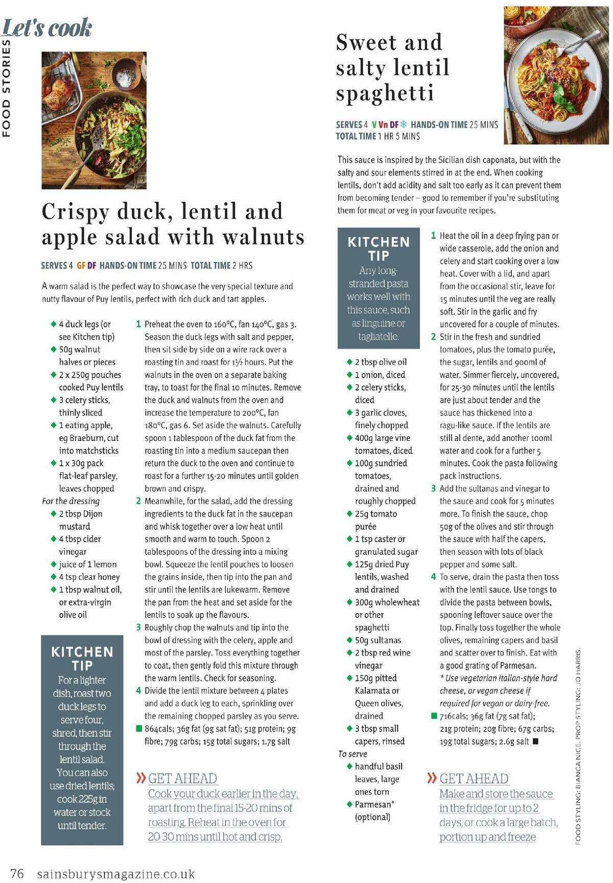 Sainsbury's Magazine September Offers from 1 September