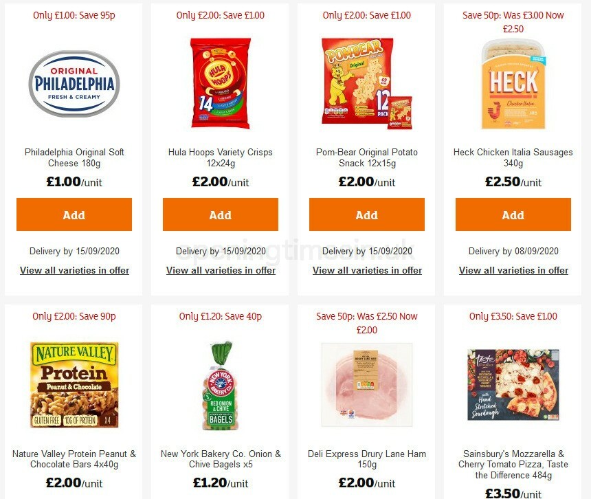 Sainsbury's Offers from 4 September