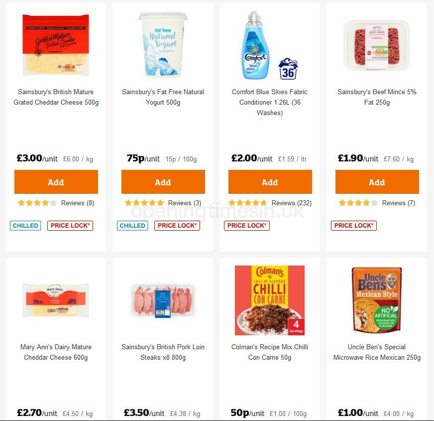 Sainsbury's Offers from 11 September