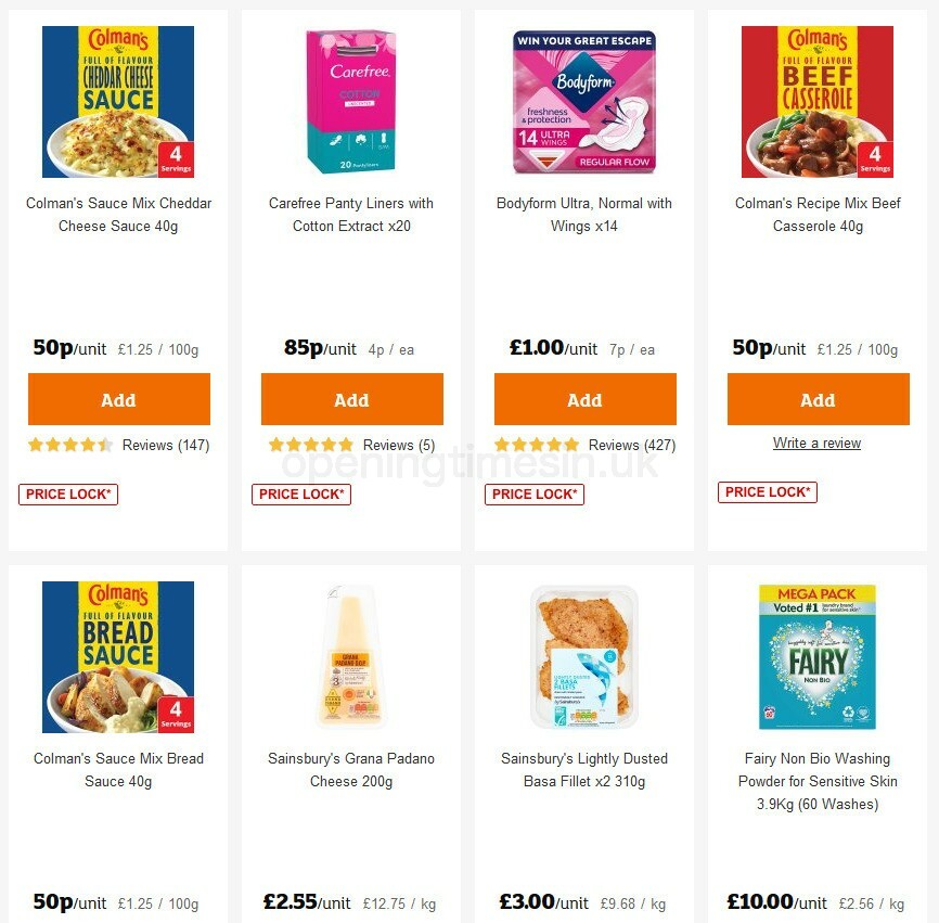 Sainsbury's Offers from 11 September