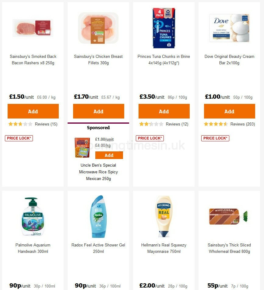 Sainsbury's Offers from 2 October