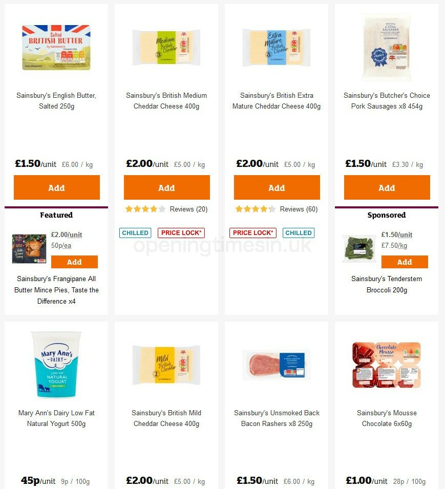 Sainsbury's Offers from 2 October