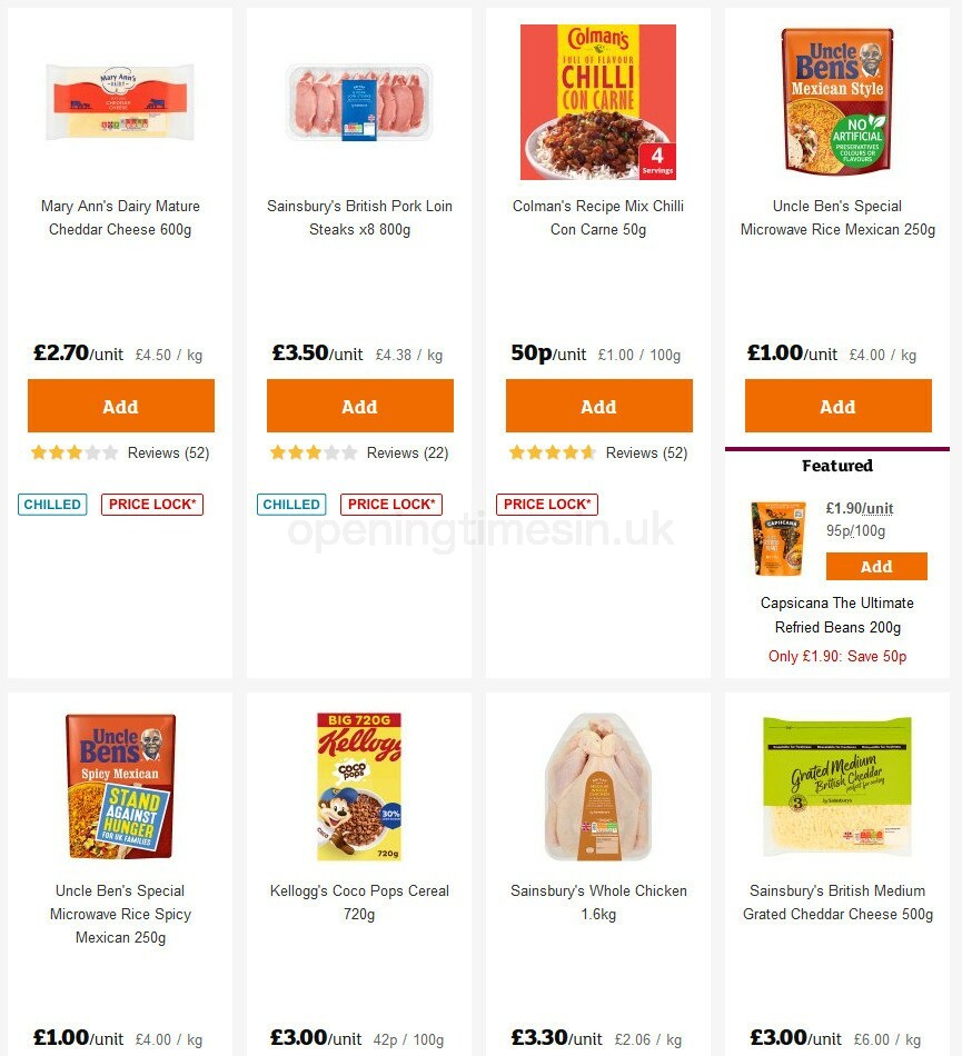 Sainsbury's Offers from 2 October