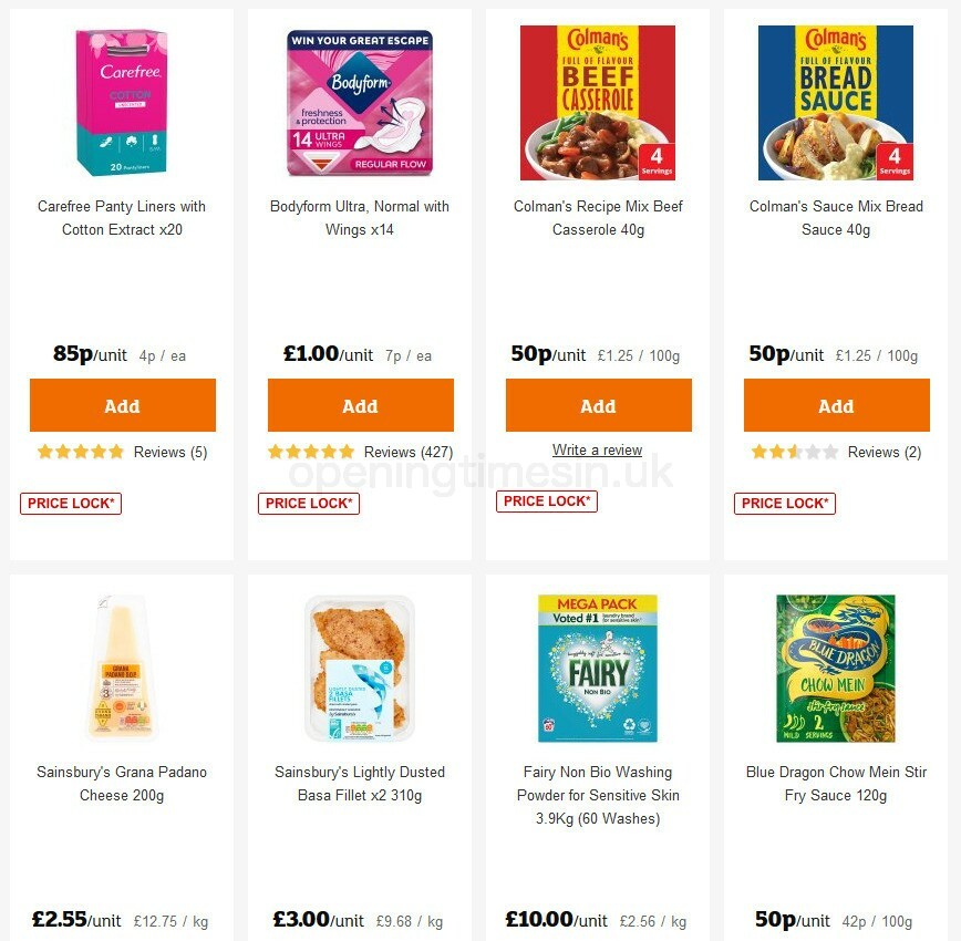 Sainsbury's Offers from 2 October