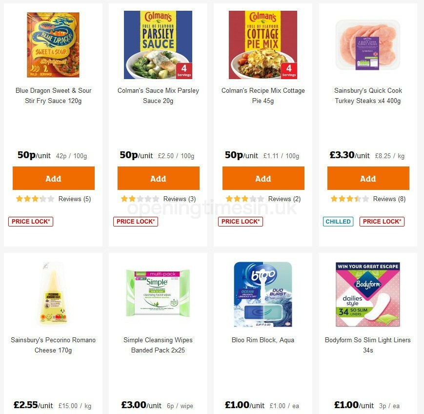 Sainsbury's Offers from 2 October
