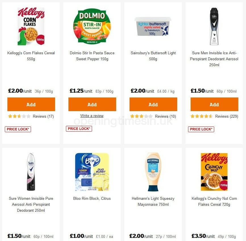 Sainsbury's Offers from 2 October