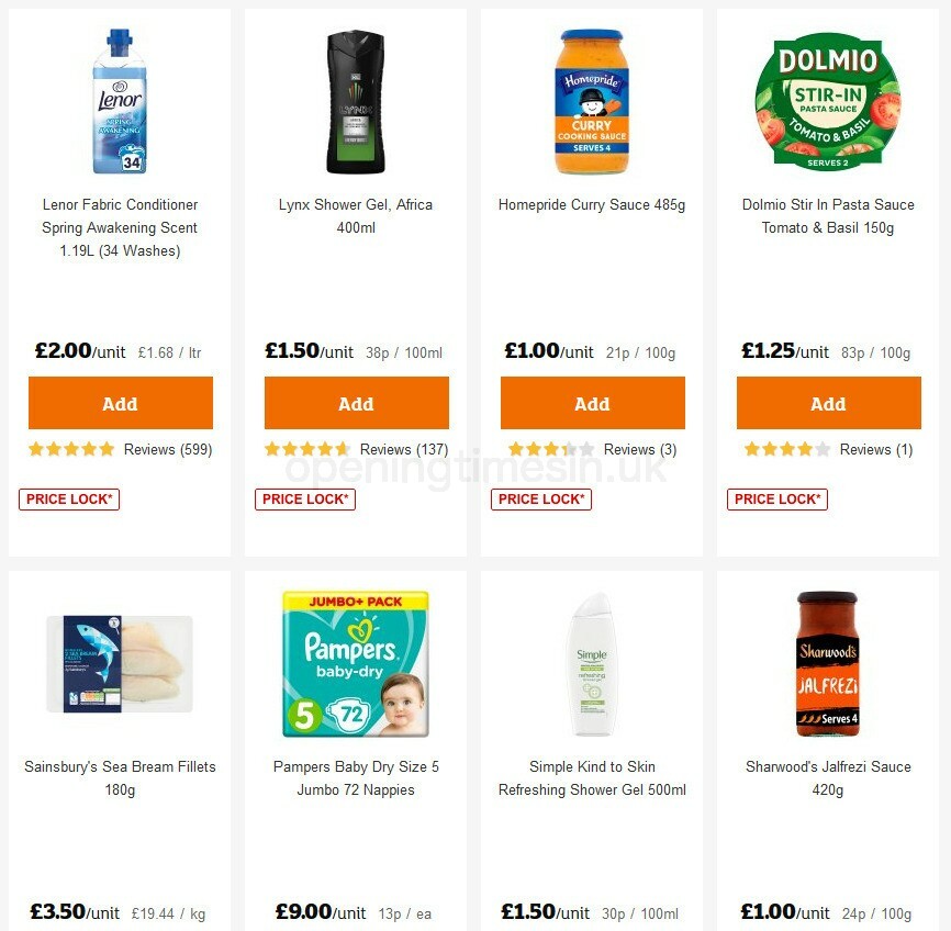 Sainsbury's Offers from 2 October