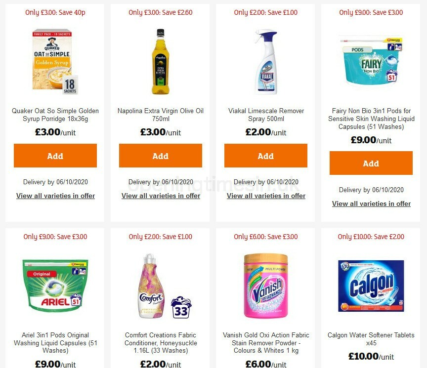 Sainsbury's Offers from 2 October