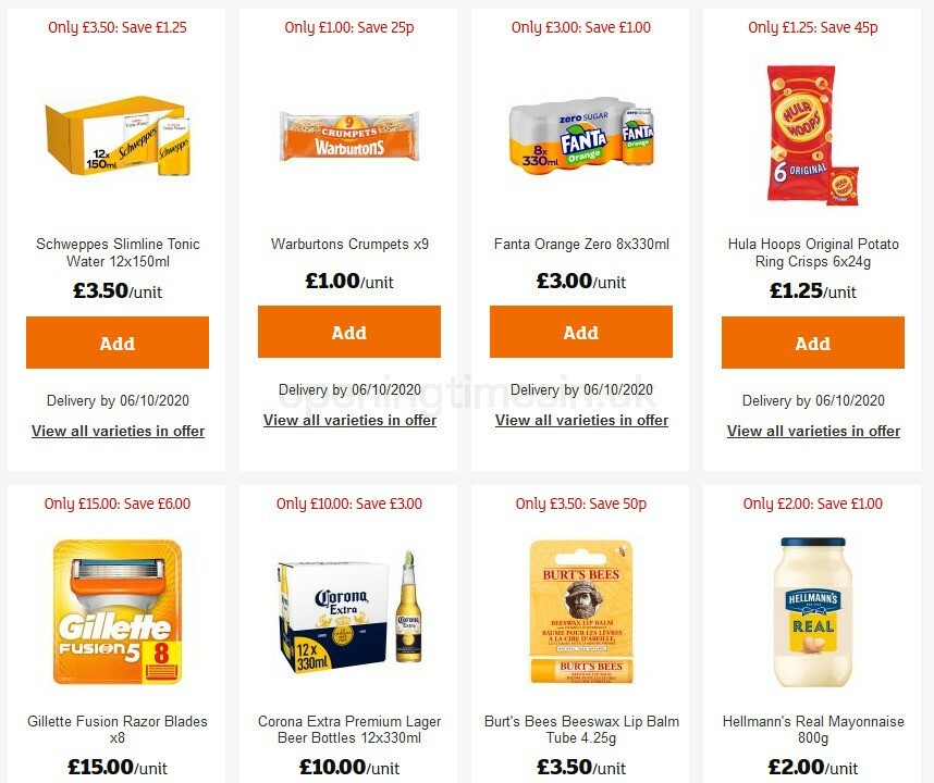 Sainsbury's Offers from 2 October