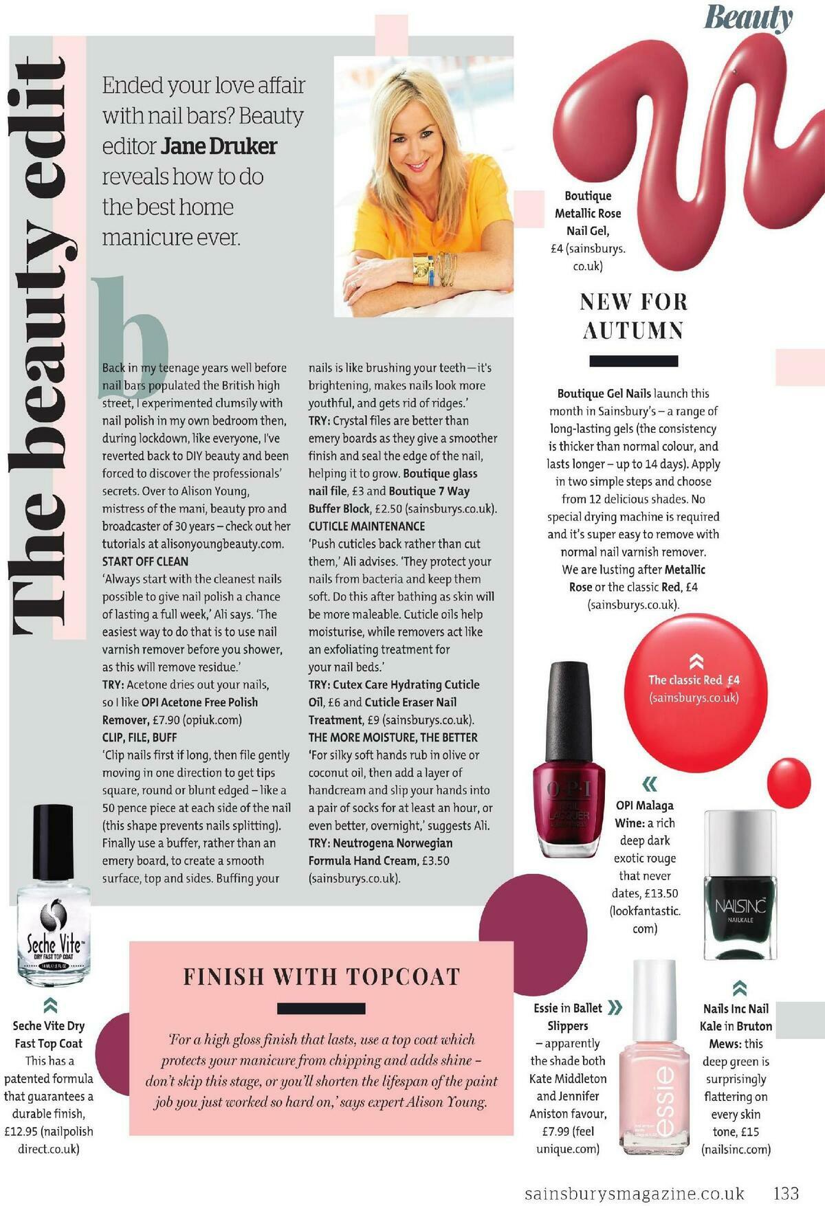 Sainsbury's Magazine October Offers from 1 October