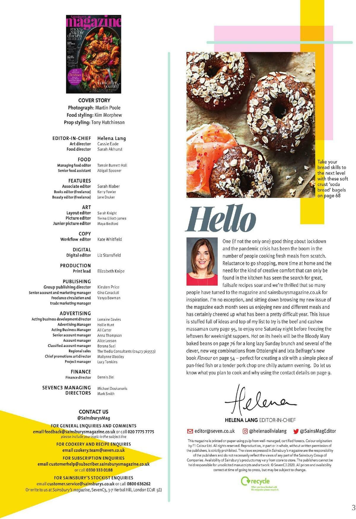 Sainsbury's Magazine October Offers from 1 October