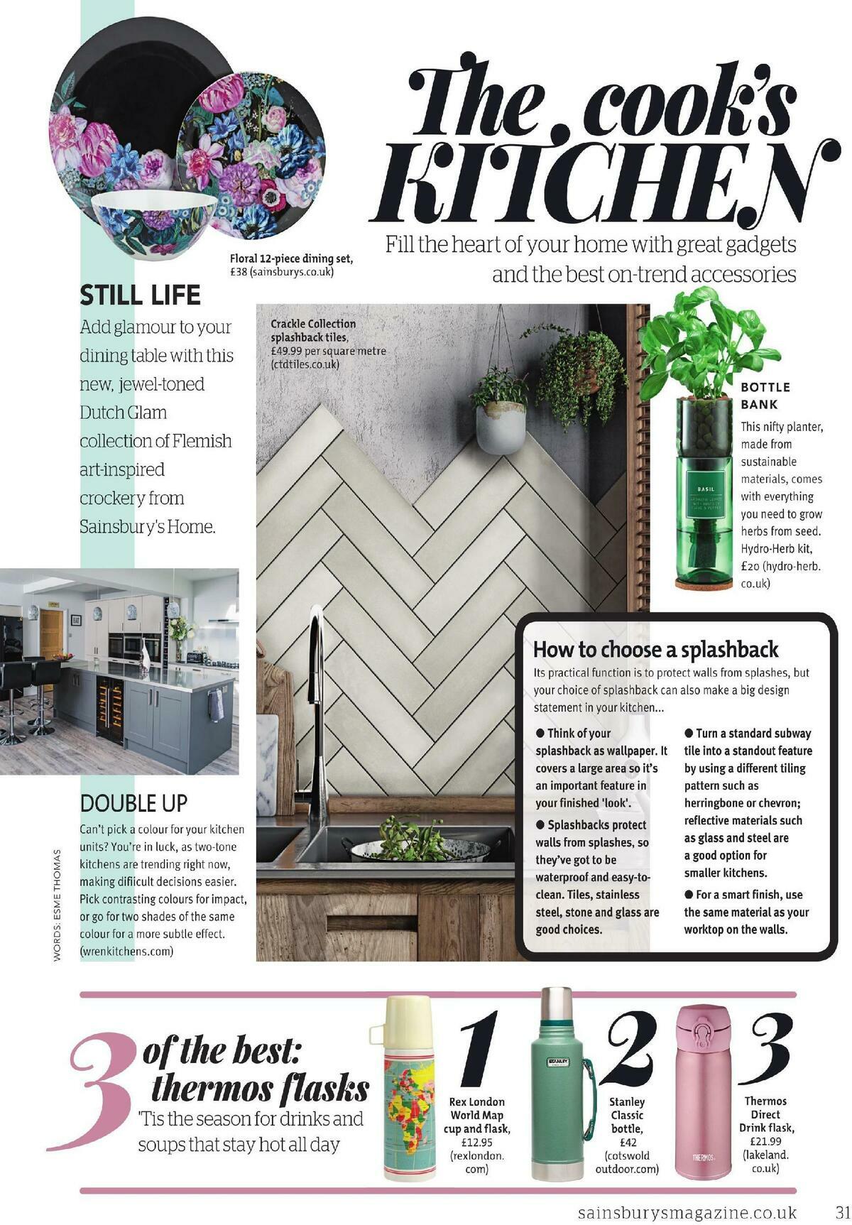 Sainsbury's Magazine October Offers from 1 October