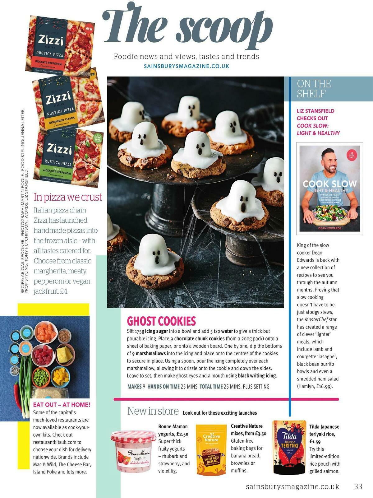 Sainsbury's Magazine October Offers from 1 October