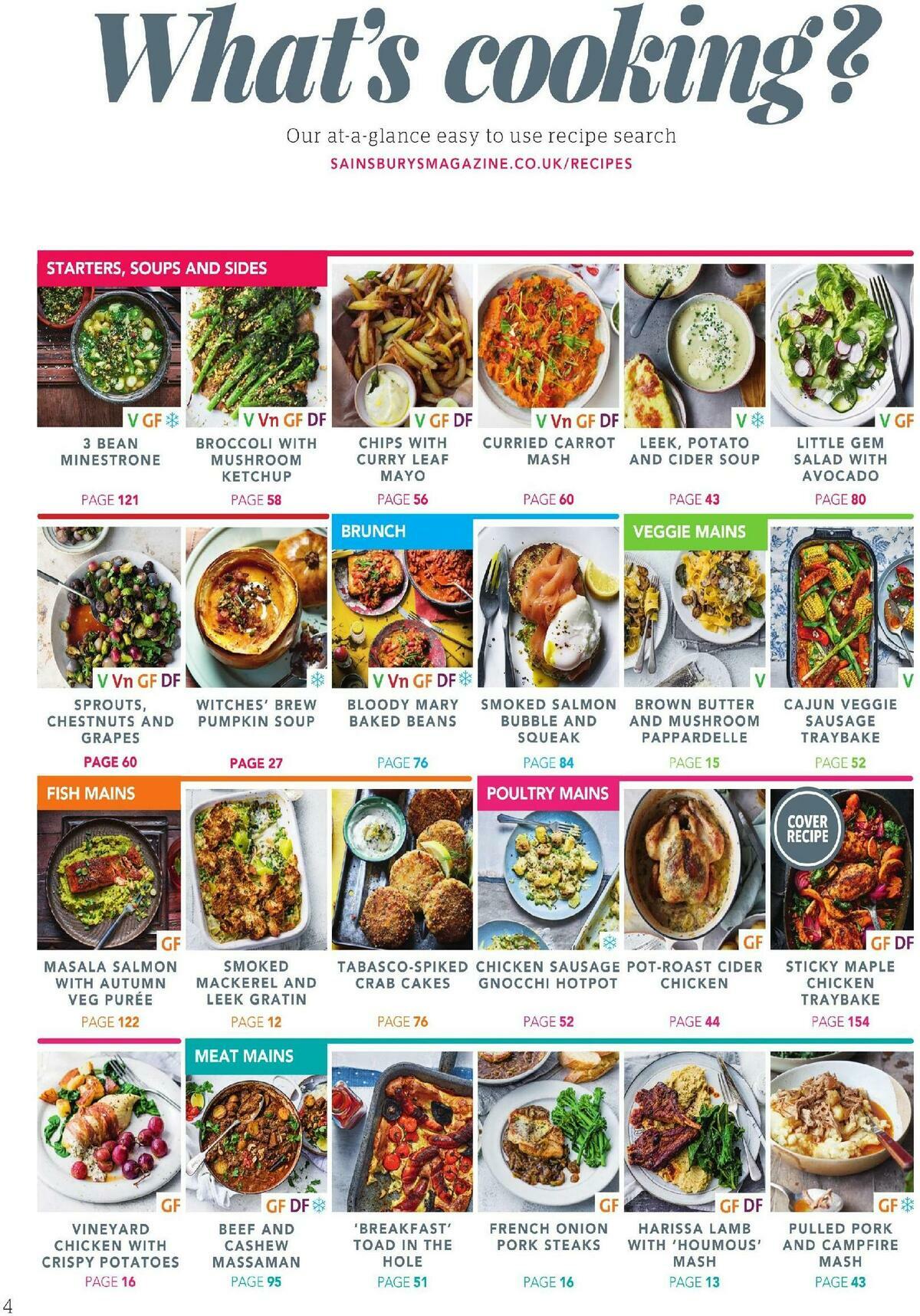 Sainsbury's Magazine October Offers from 1 October