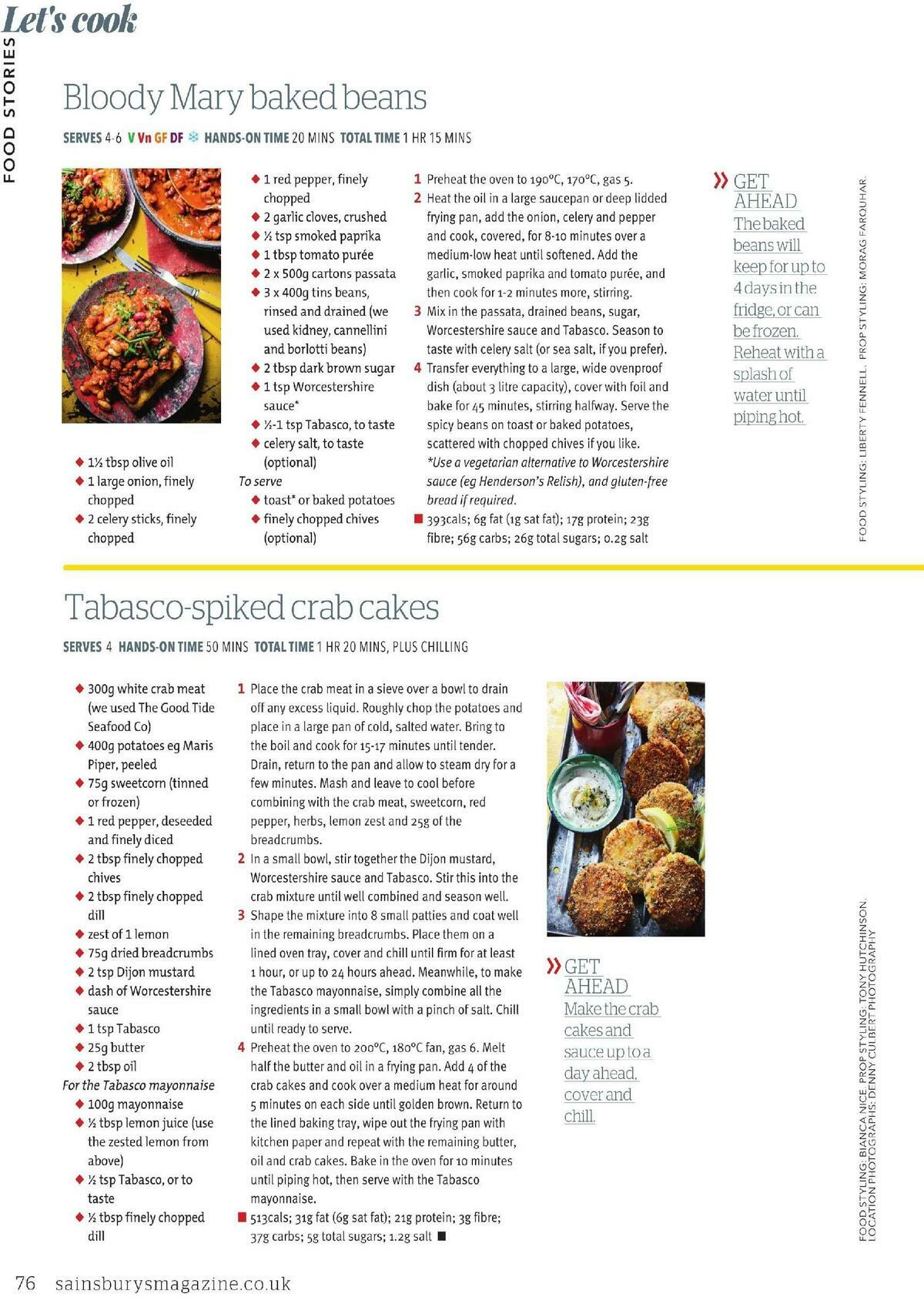 Sainsbury's Magazine October Offers from 1 October