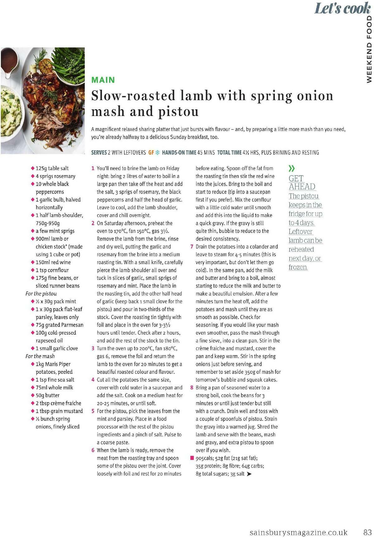 Sainsbury's Magazine October Offers from 1 October