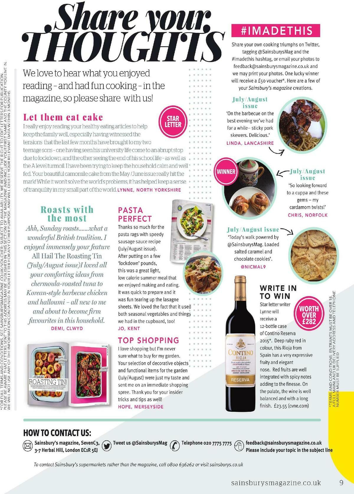 Sainsbury's Magazine October Offers from 1 October