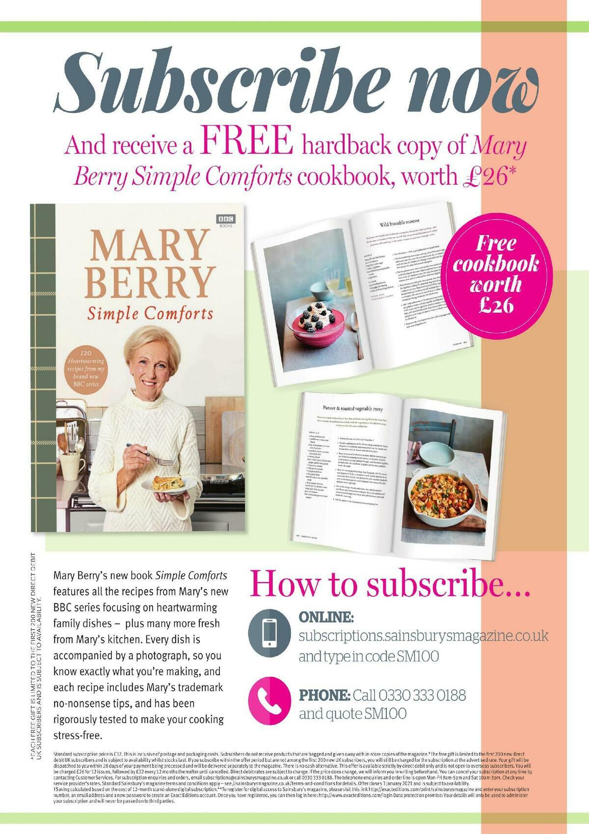 Sainsbury's Magazine October Offers from 1 October
