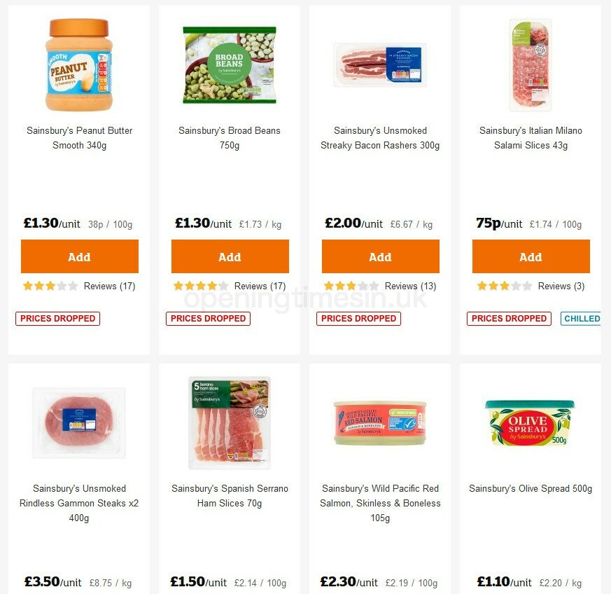Sainsbury's Offers from 15 October