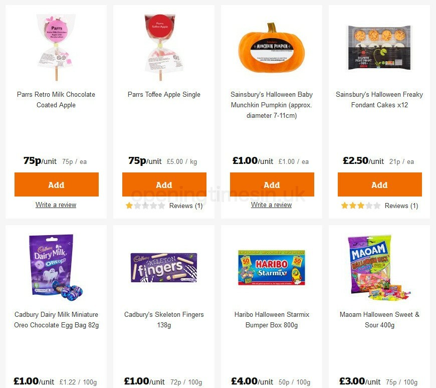 Sainsbury's Offers from 15 October