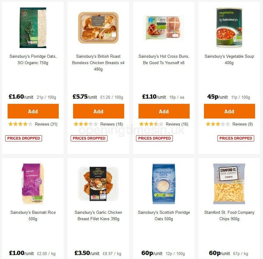 Sainsbury's Offers from 15 October