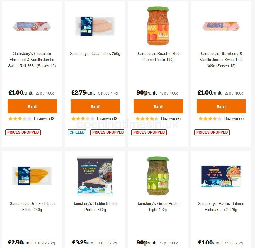 Sainsbury's Offers from 15 October