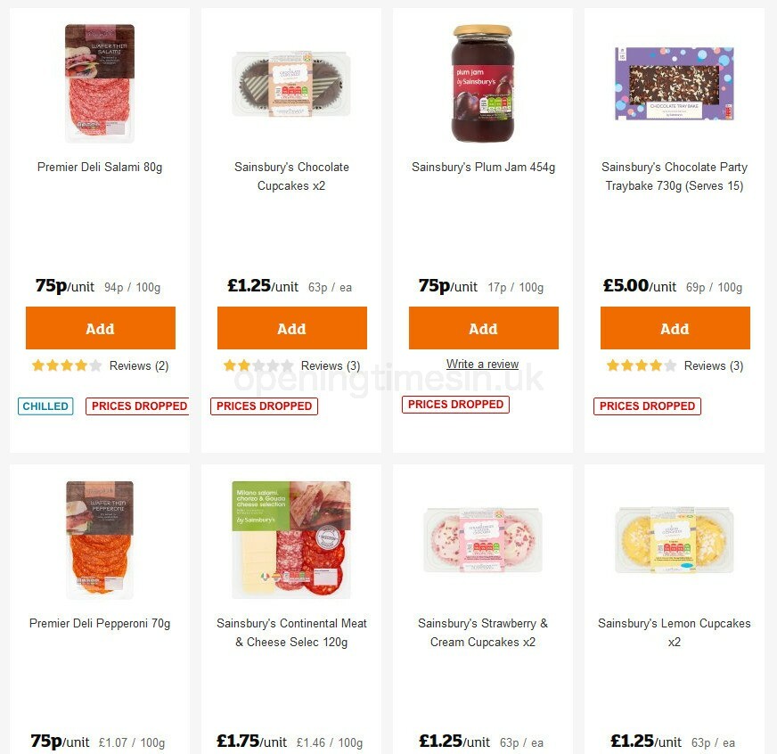 Sainsbury's Offers from 15 October
