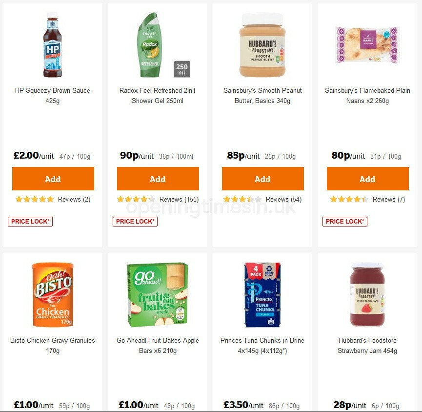 Sainsbury's Offers from 23 October