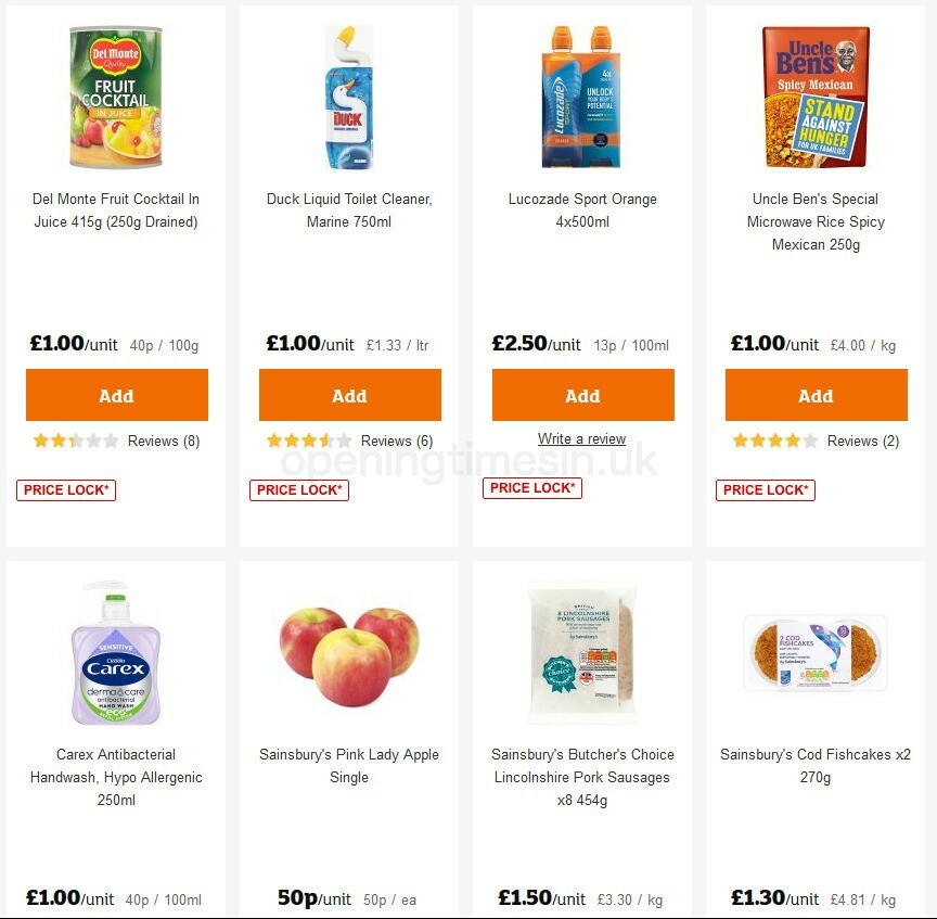 Sainsbury's Offers from 23 October
