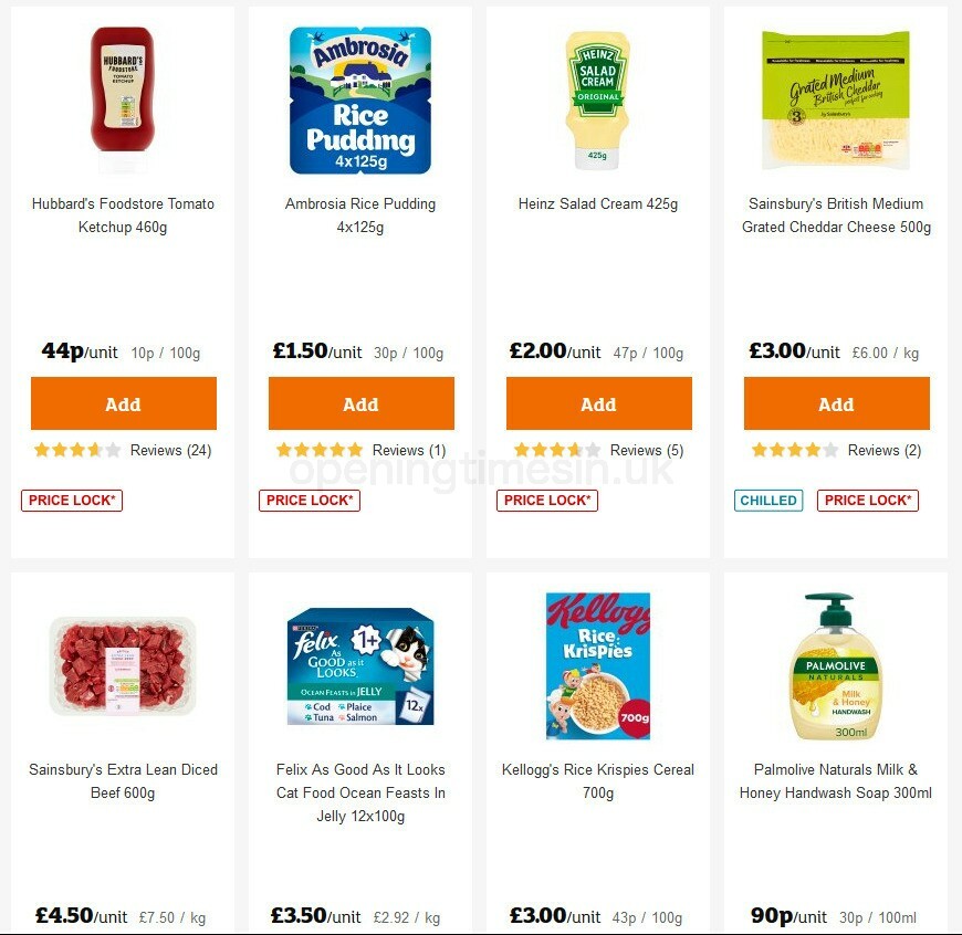 Sainsbury's Offers from 23 October