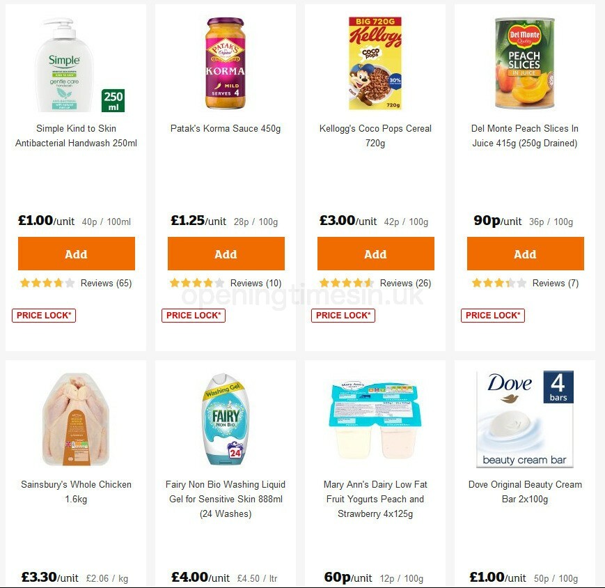 Sainsbury's Offers from 23 October