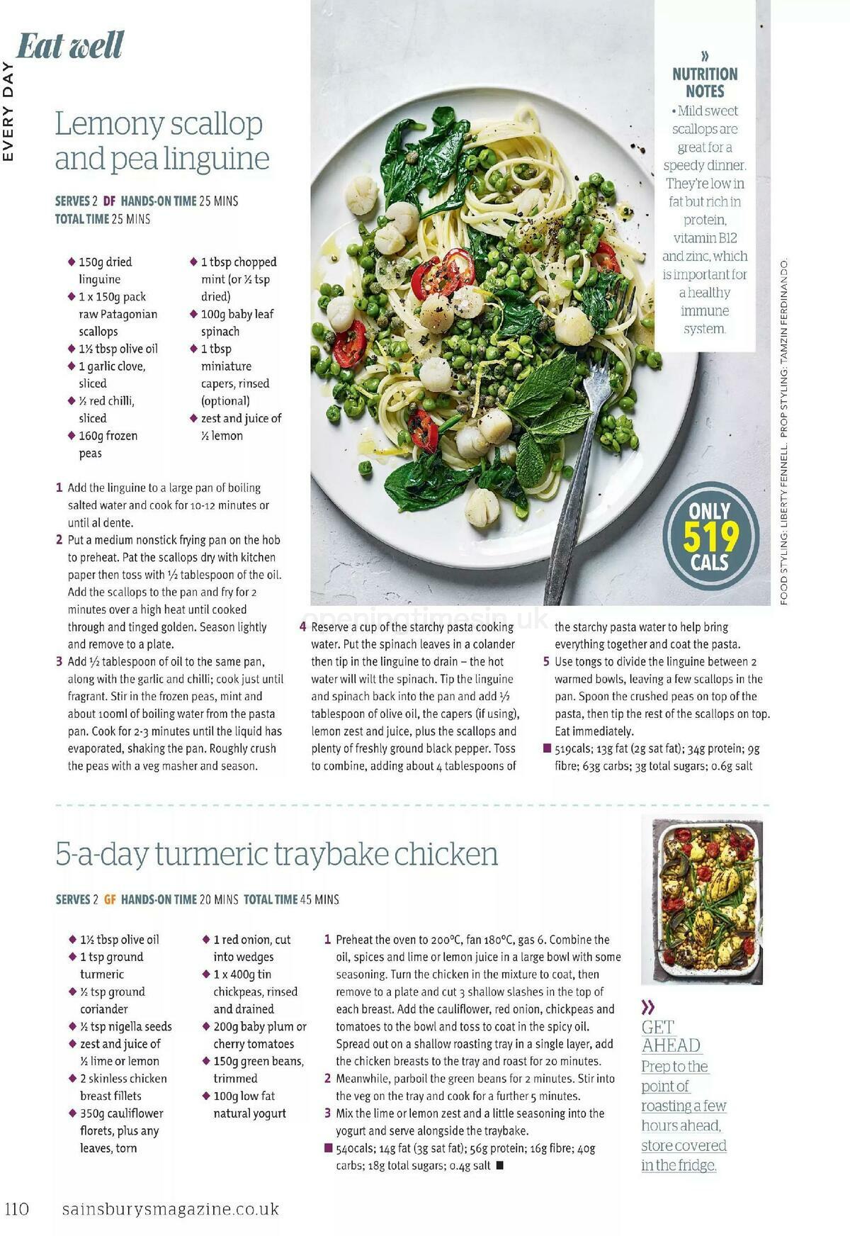 Sainsbury's Magazine November 2020 Offers from 1 November