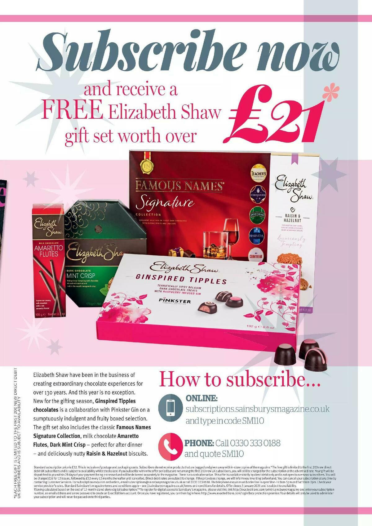 Sainsbury's Magazine November 2020 Offers from 1 November