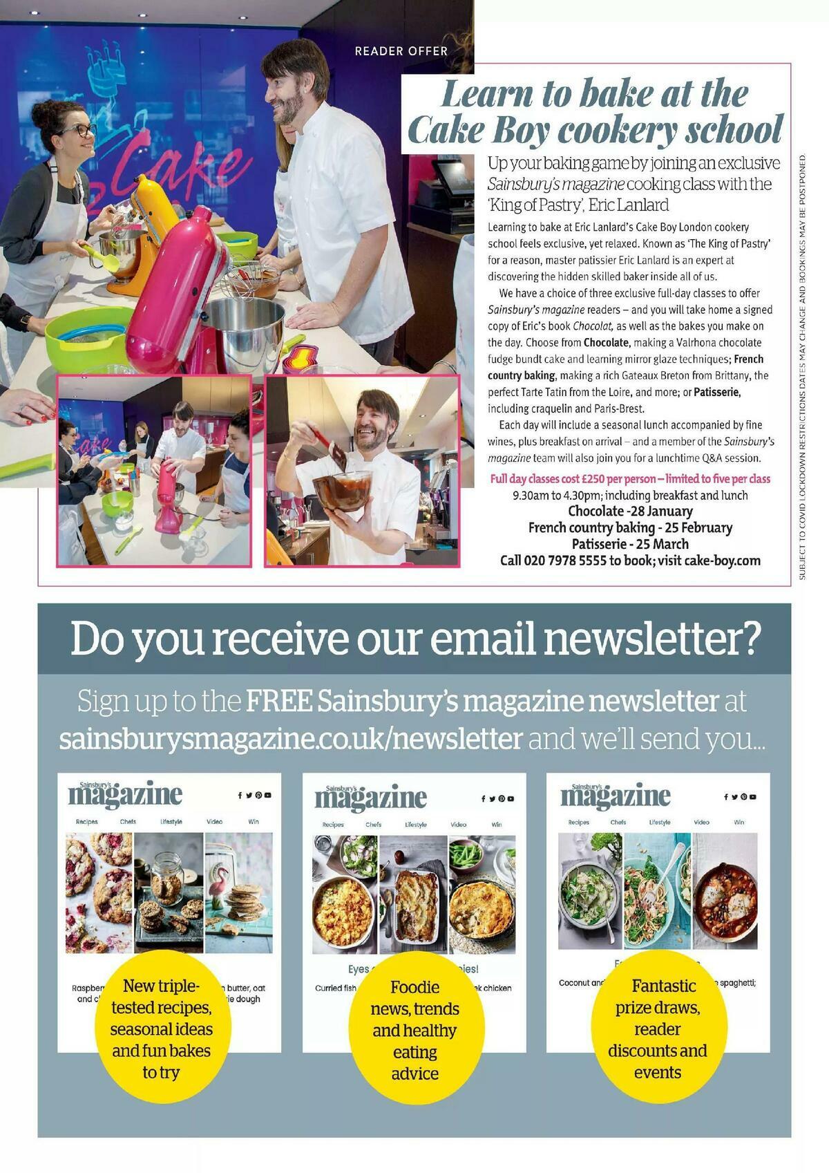 Sainsbury's Magazine November 2020 Offers from 1 November
