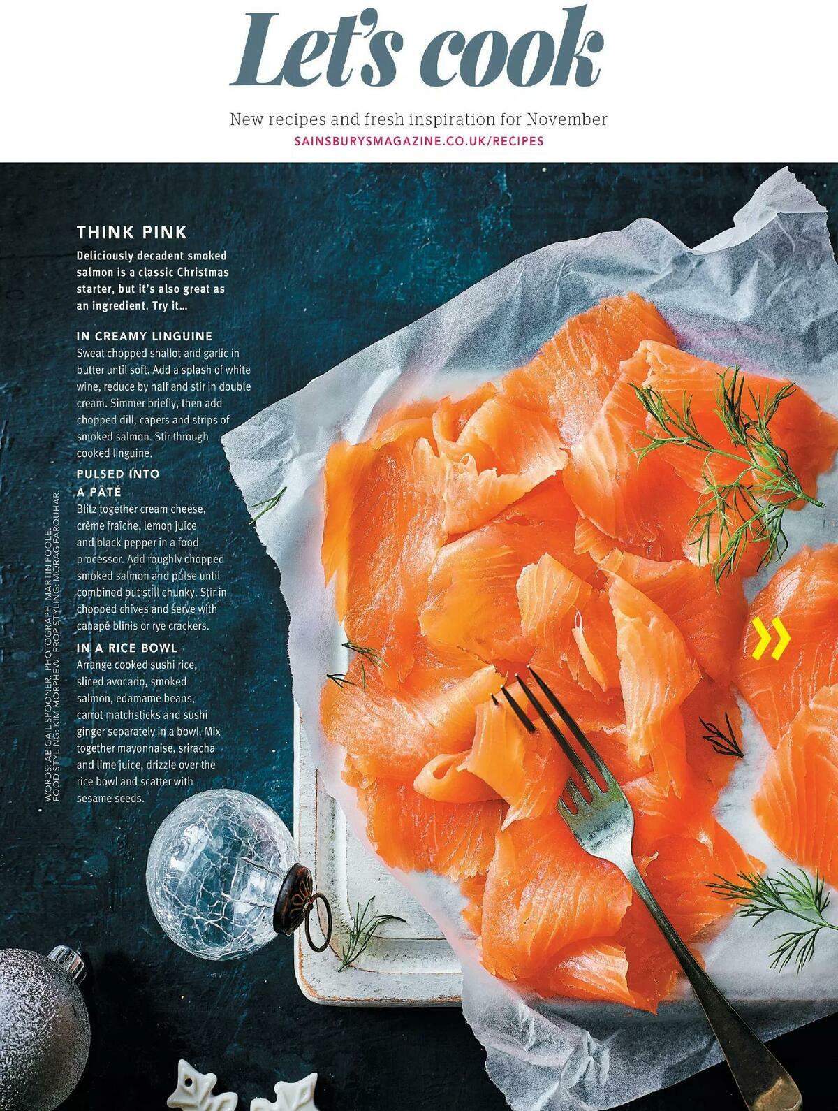 Sainsbury's Magazine November 2020 Offers from 1 November