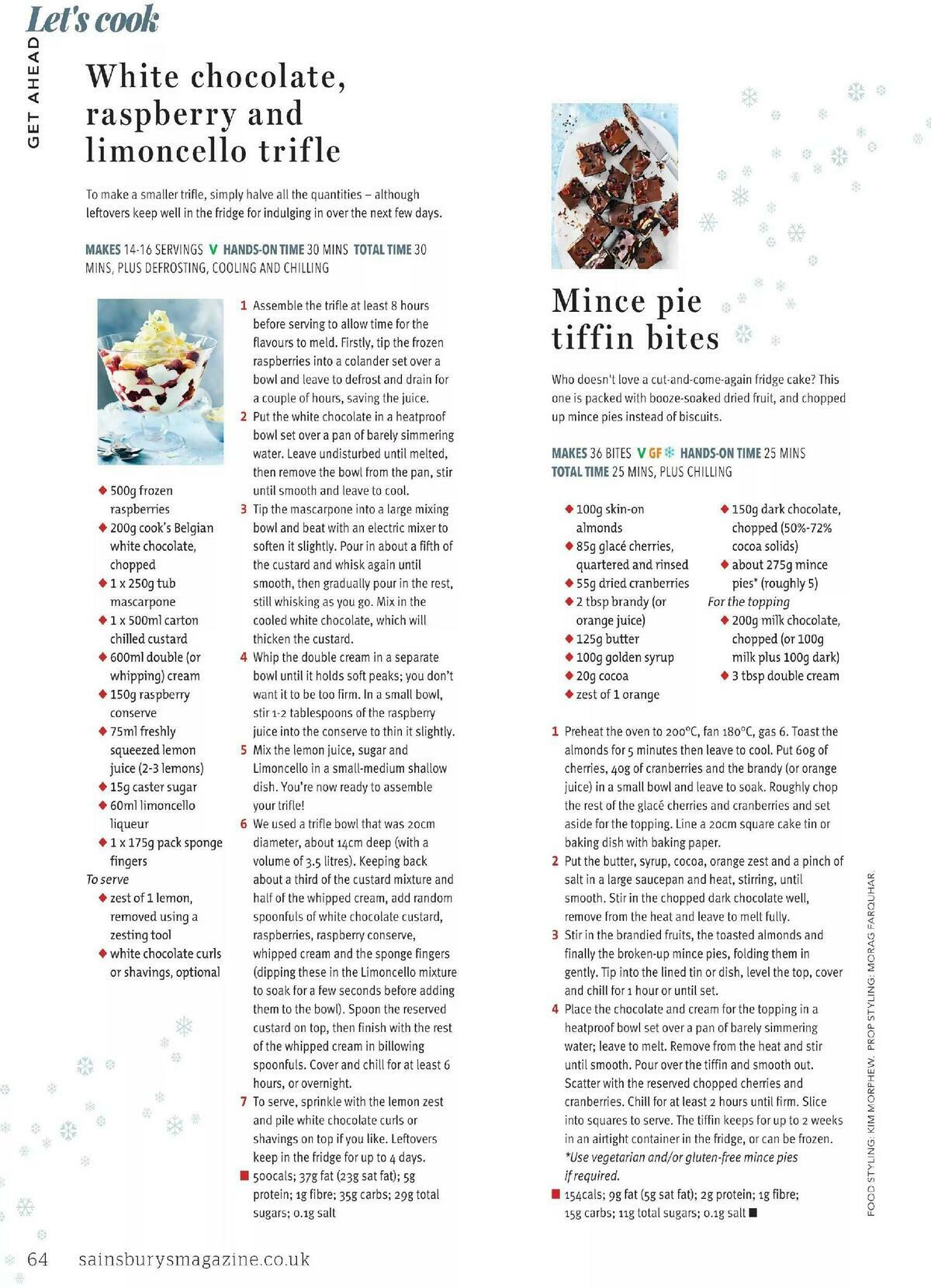 Sainsbury's Magazine November 2020 Offers from 1 November