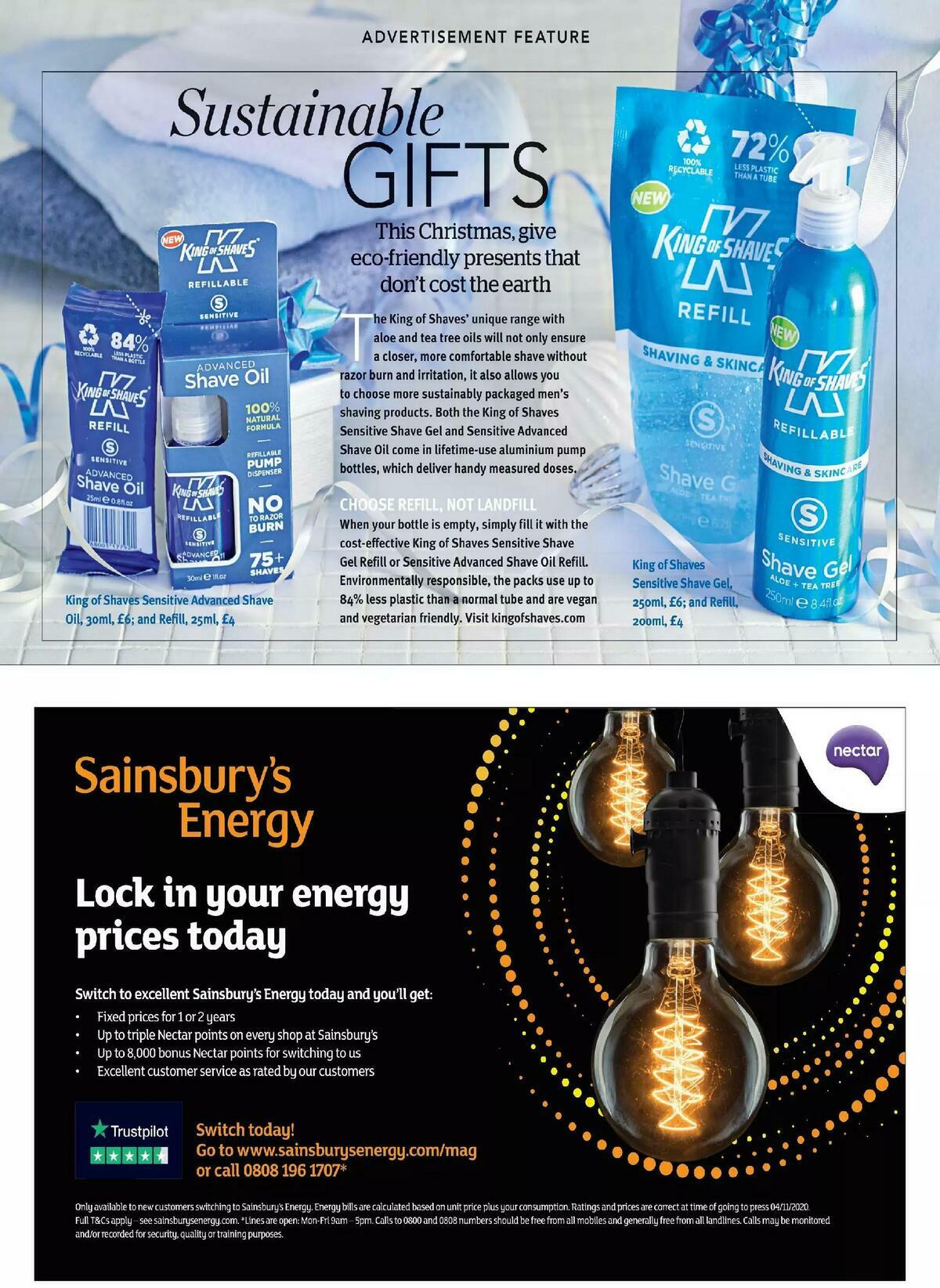 Sainsbury's Magazine November 2020 Offers from 1 November
