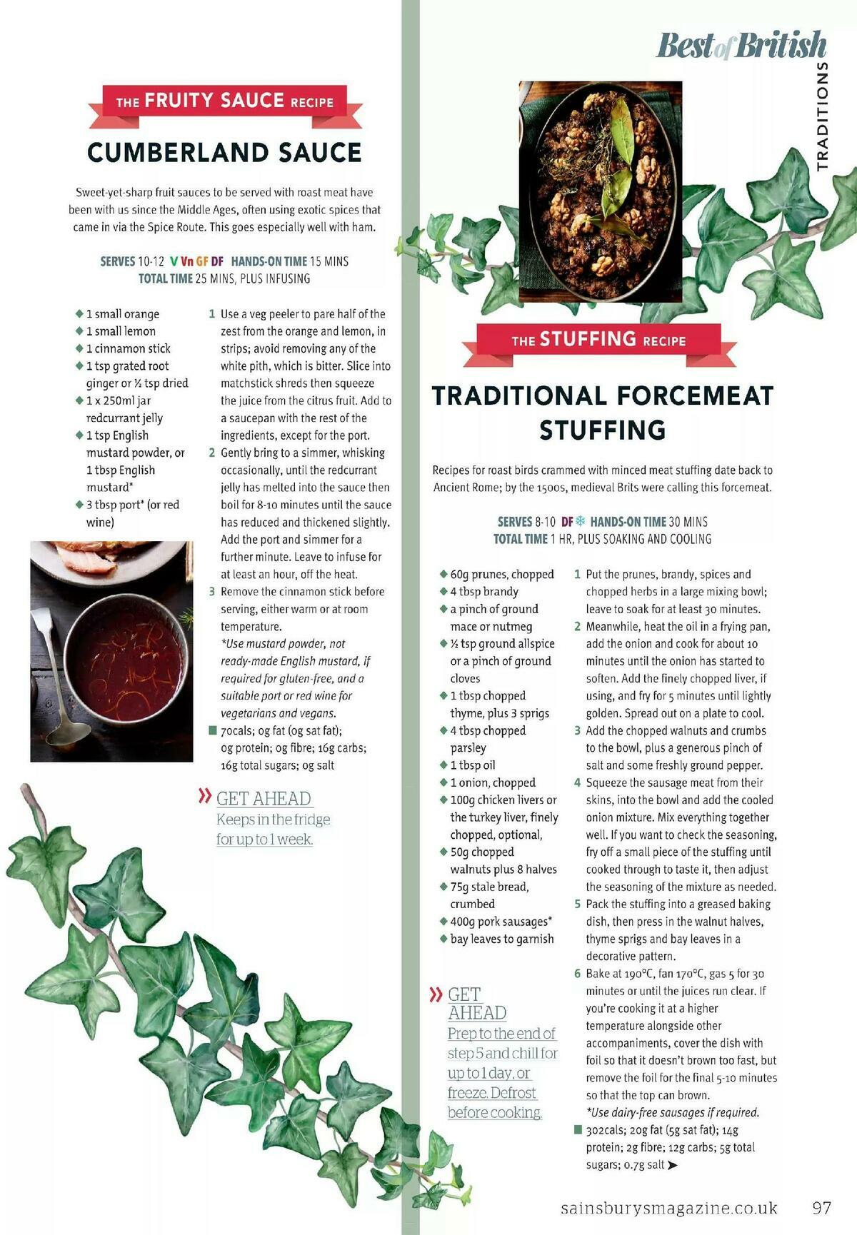 Sainsbury's Magazine November 2020 Offers from 1 November