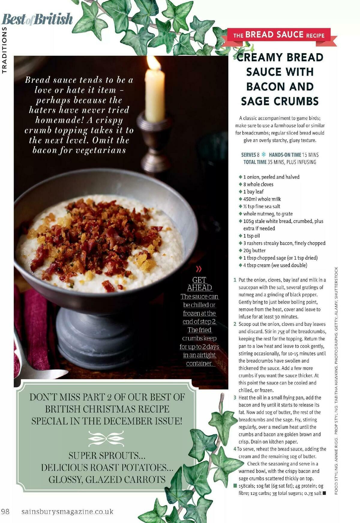 Sainsbury's Magazine November 2020 Offers from 1 November