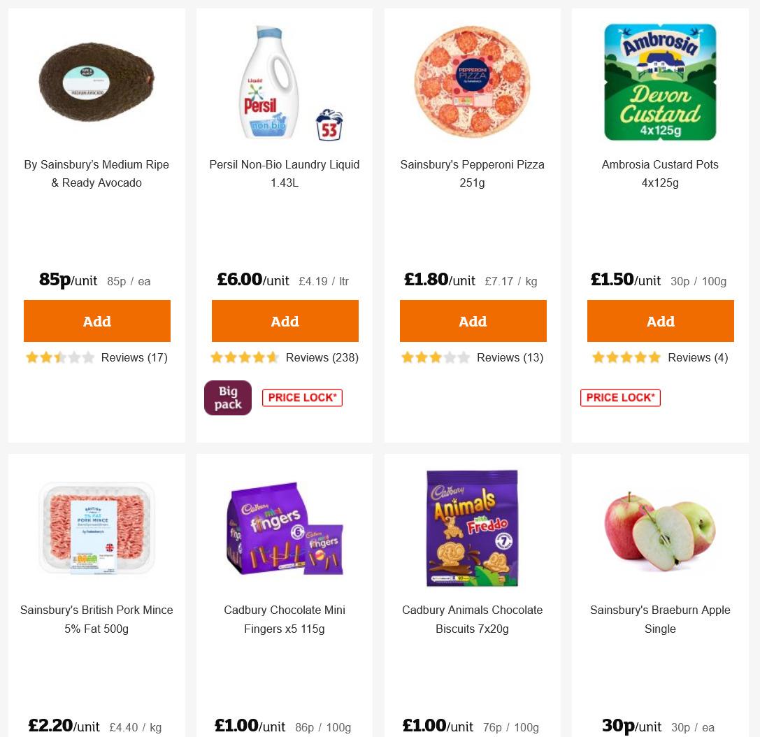Sainsbury's Offers from 13 November