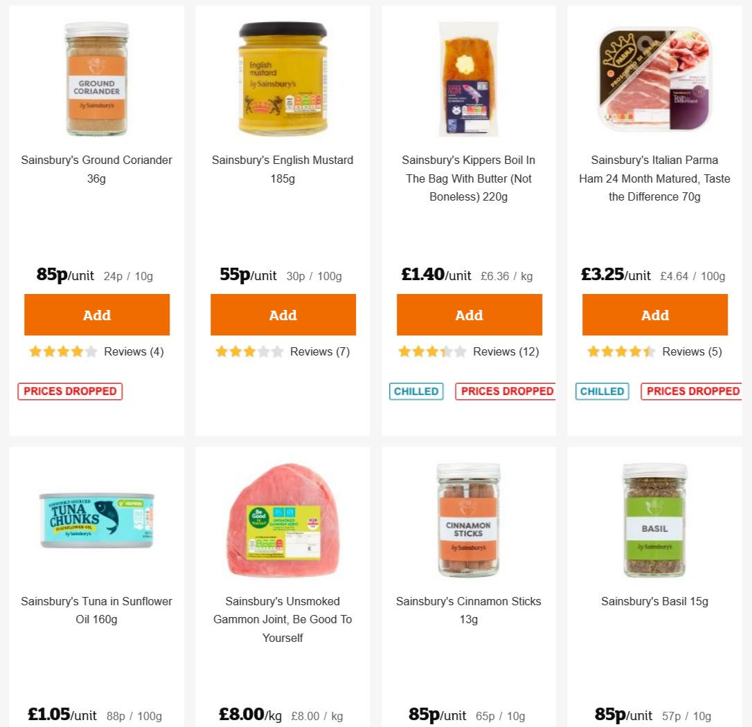 Sainsbury's Offers from 20 November