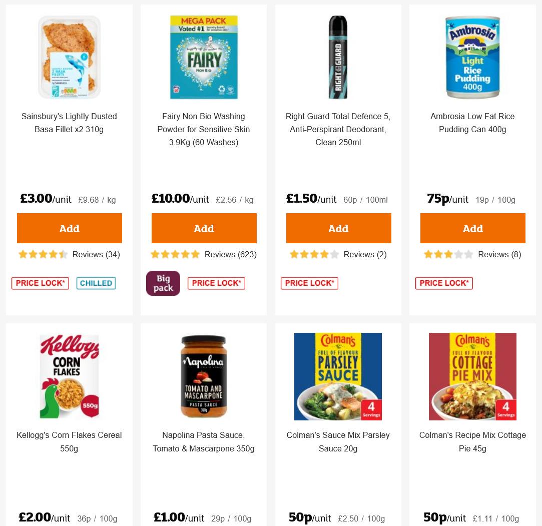 Sainsbury's Offers from 27 November