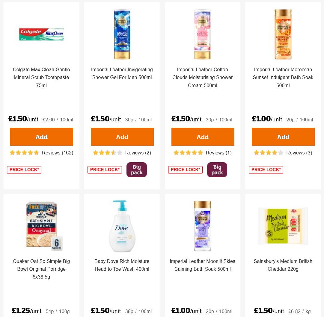 Sainsbury's Offers from 27 November