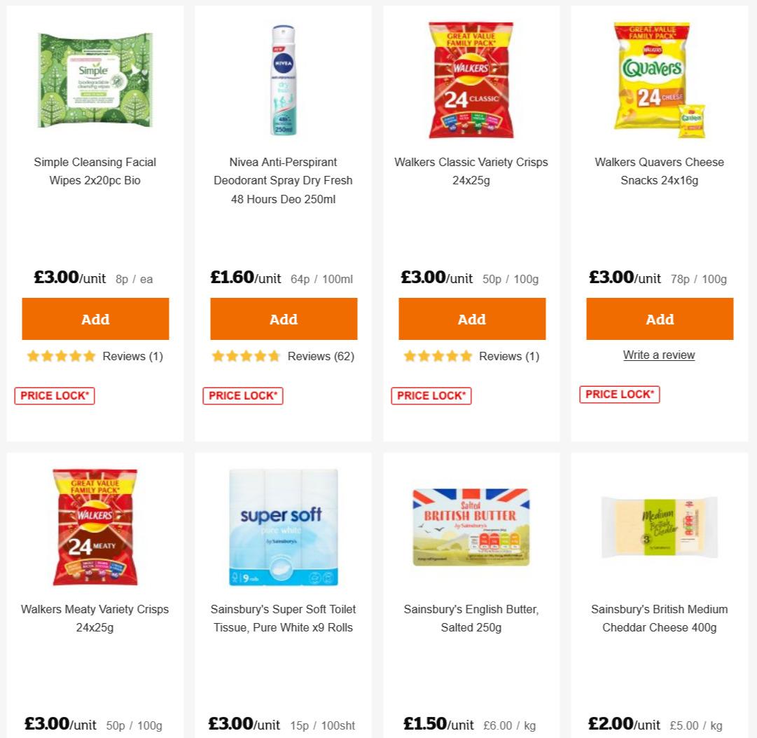 Sainsbury's Offers from 27 November