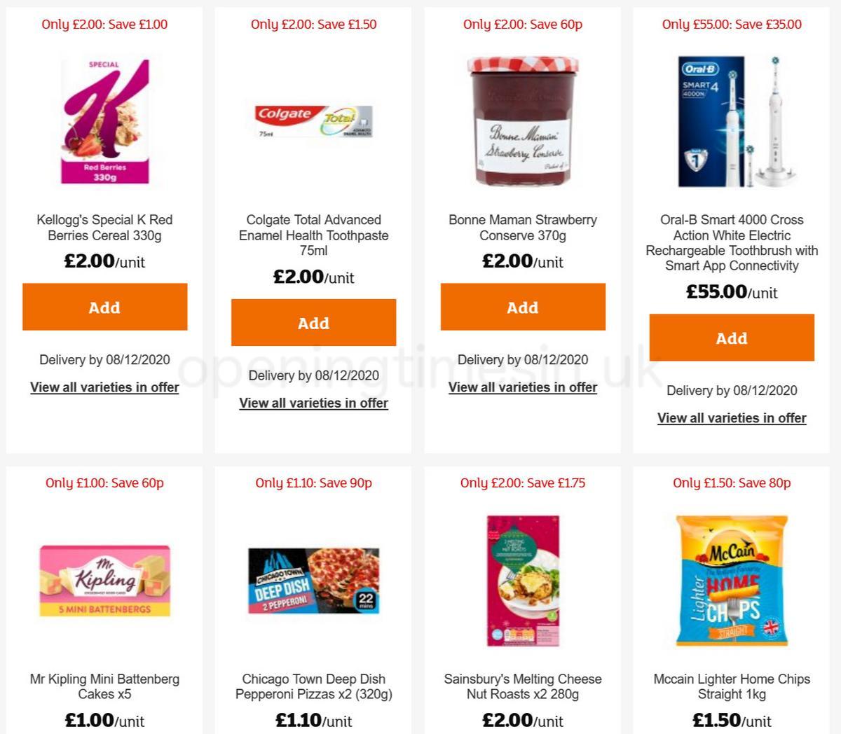 Sainsbury's Offers from 4 December